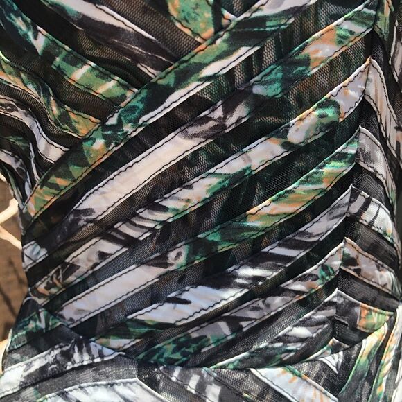 NWOT Parker Mirabella Palm Sleeveless Stripe Dress - Picture 6 of 13